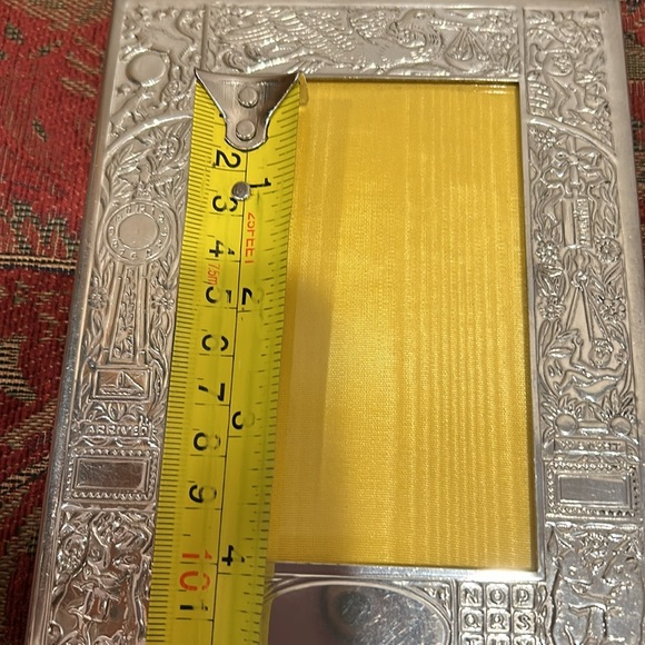 Vintage empire pewter birth record picture frame - Picture 11 of 12